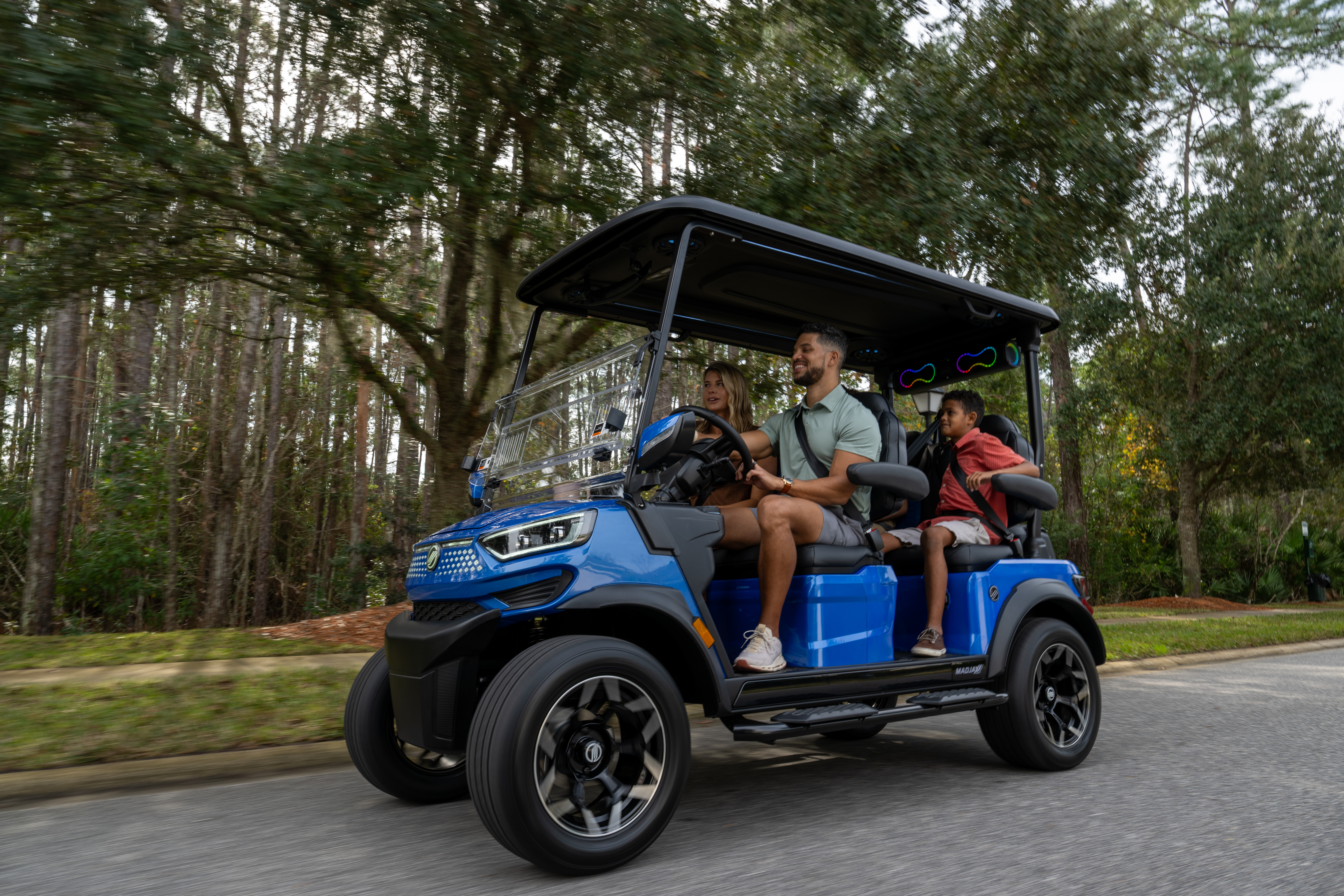 Golf cart powered by Bolt Lithium